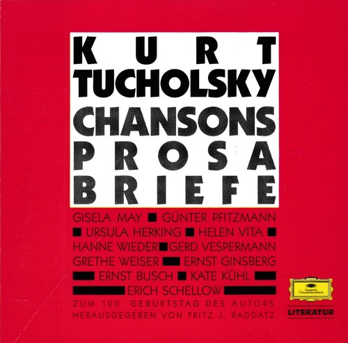 Kurt tucholsky chansons - tucholsky,