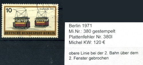 Plattenfehler klassiker 380 - klassiker, nr